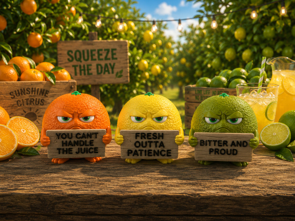 orange lemon lime with attitudes