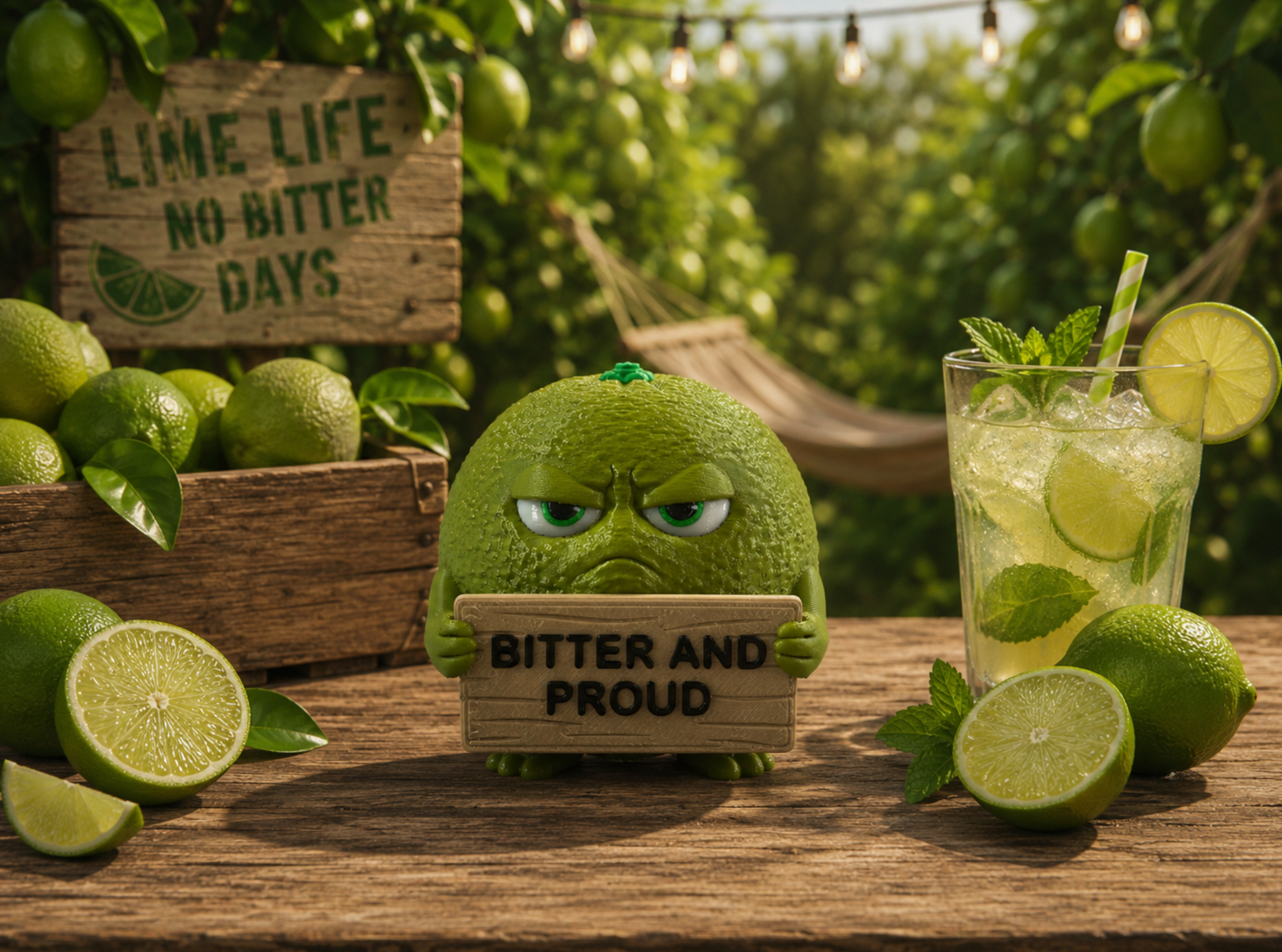 bitter and proud